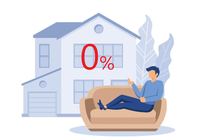 Concetto zero commissioni su contratto